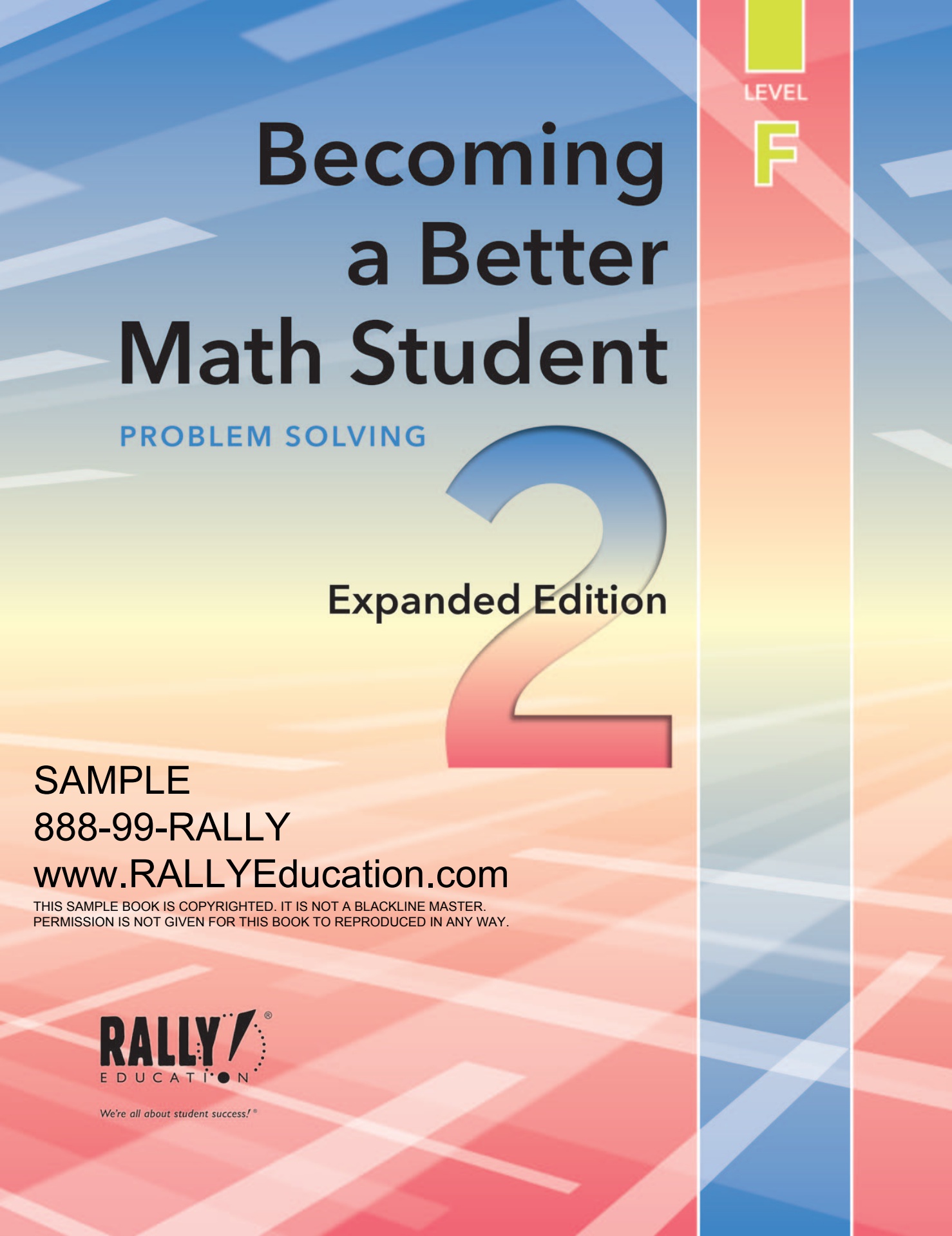 Ready Level F Math Becoming a Better Math Student - Level F